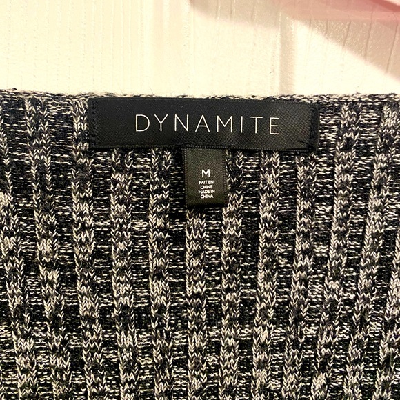 Medium Tight Fitting Grey Knit sweater Dress from Dynamite - Picture 4 of 4